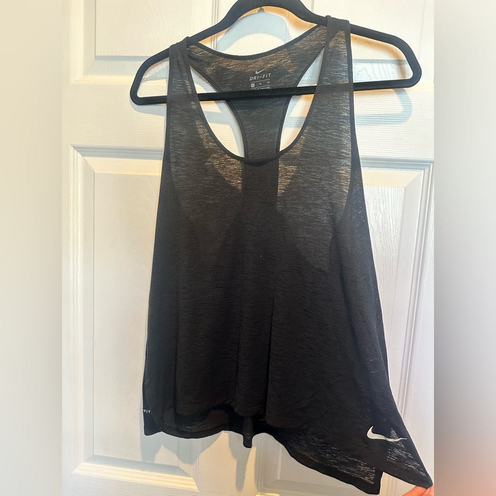 Nike: dri fit black tank
